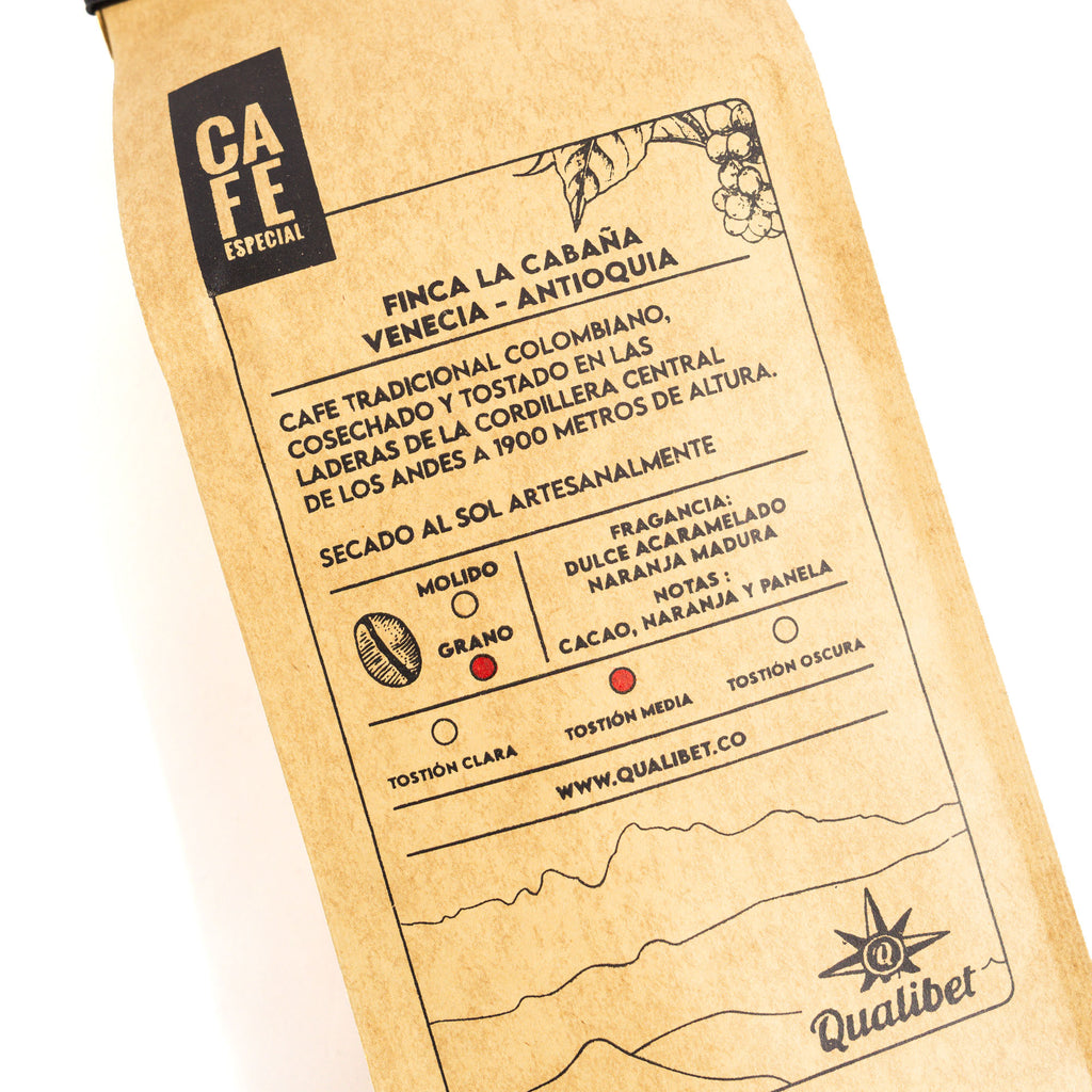 Café Especial La Cabaña Qualibet (500 gr) En grano