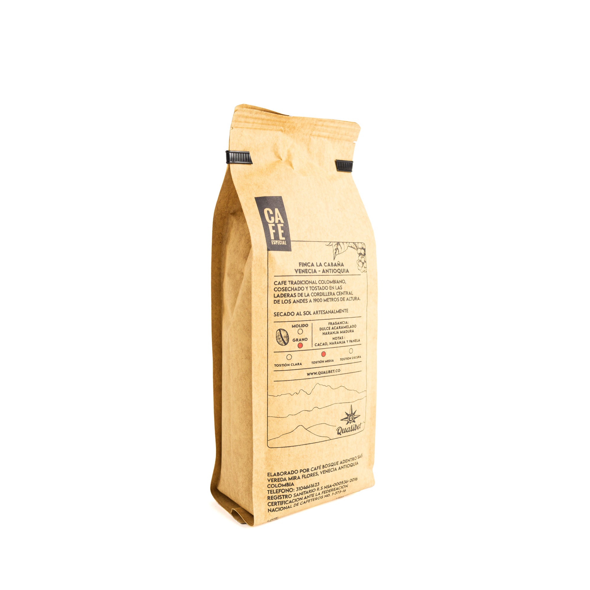 Café Especial La Cabaña Qualibet (500 gr) Molido