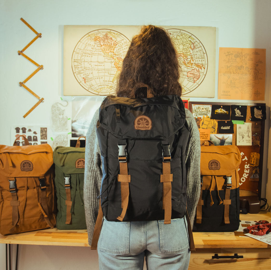 Ride Backpack Vegan Green