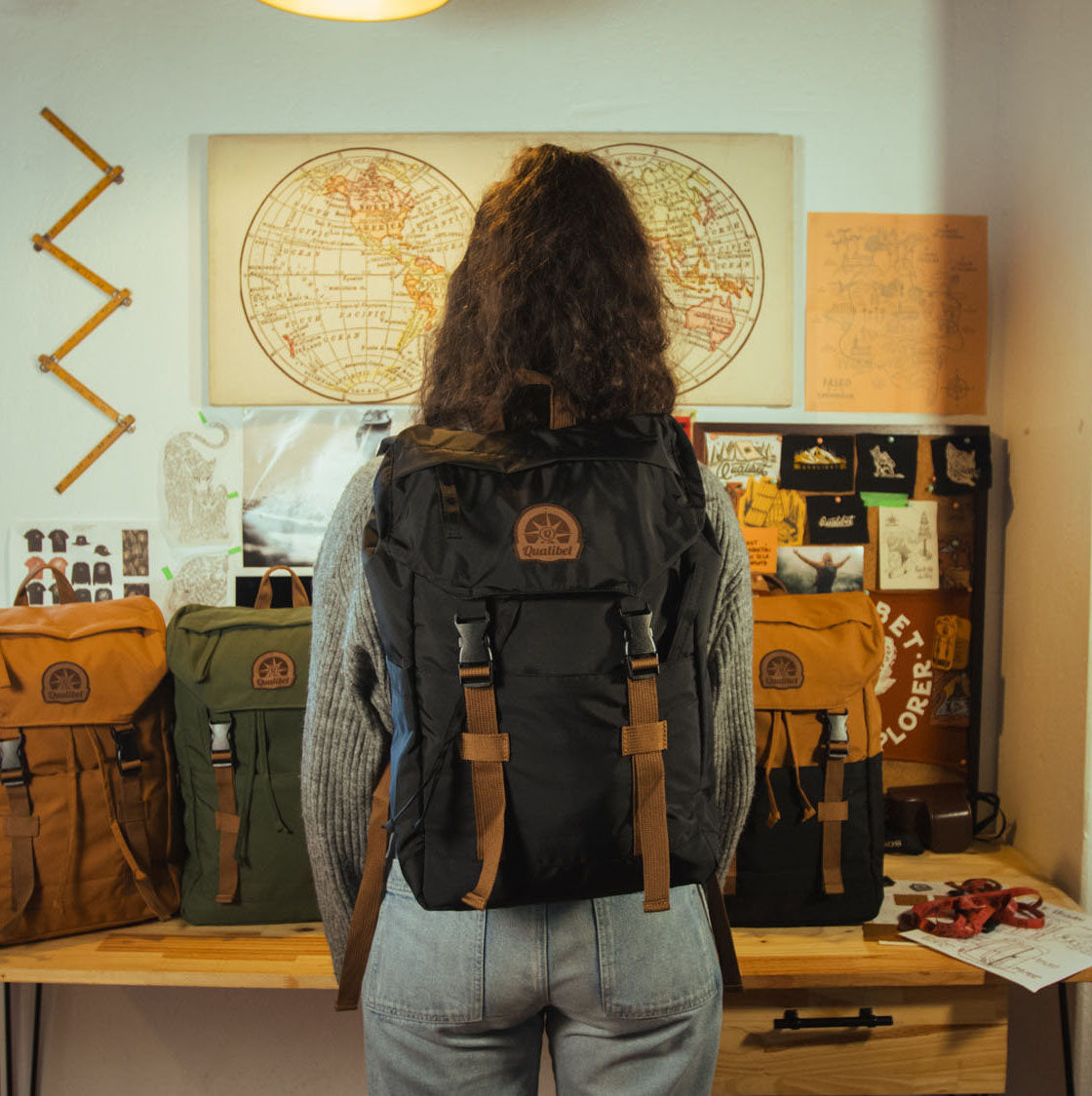 Ride Backpack Vegan Black x Miel