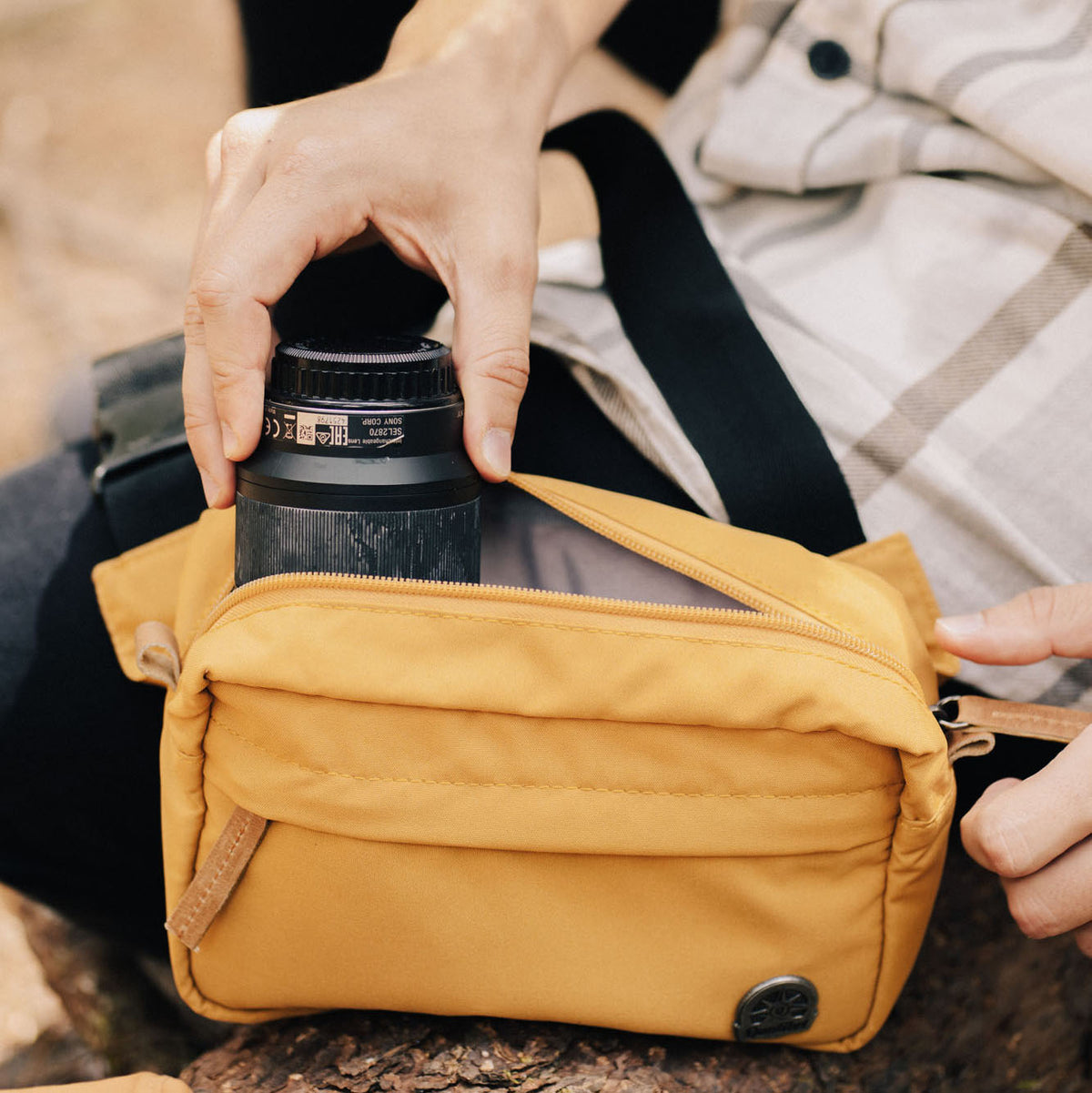 Hip Pack Premium Mostaza