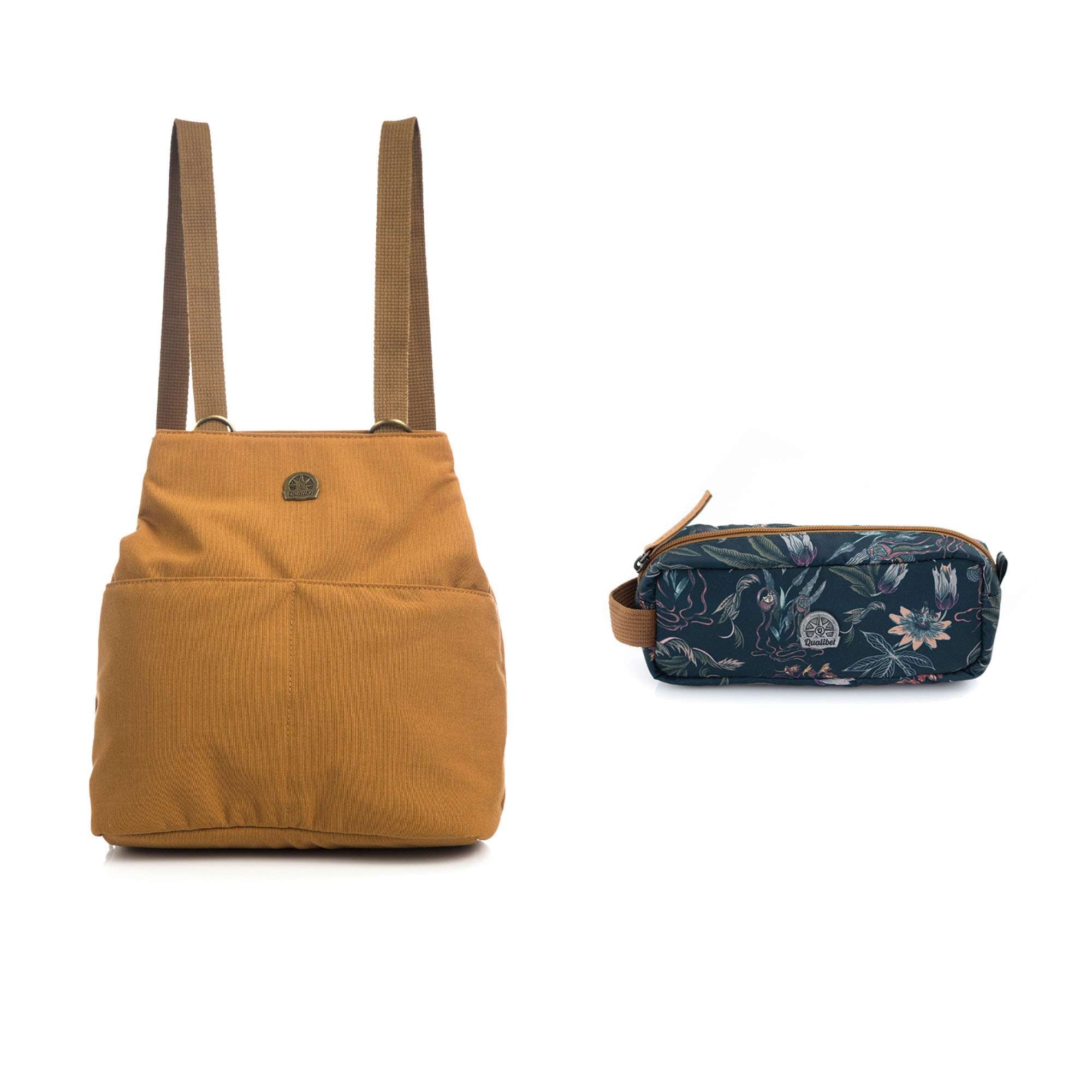 Combo Elemental Bag Brown + Travel Case (S) Botánica Green Imagen secundaria del producto