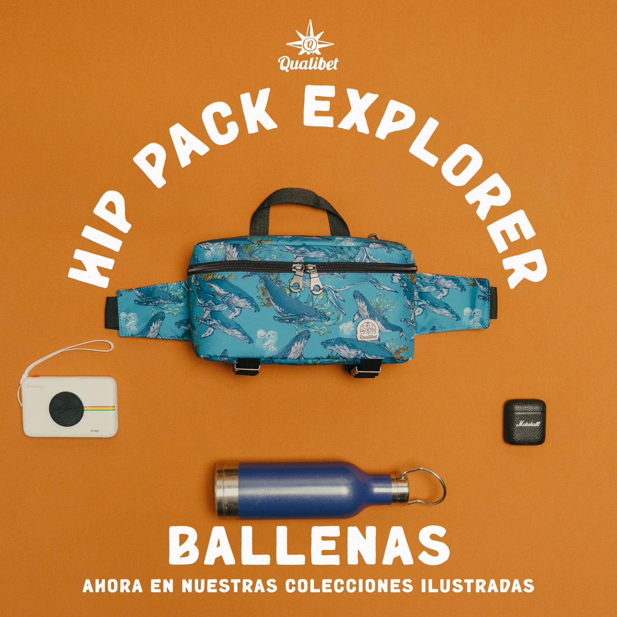 Hip Pack Explorer Ballenas Imagen secundaria del producto