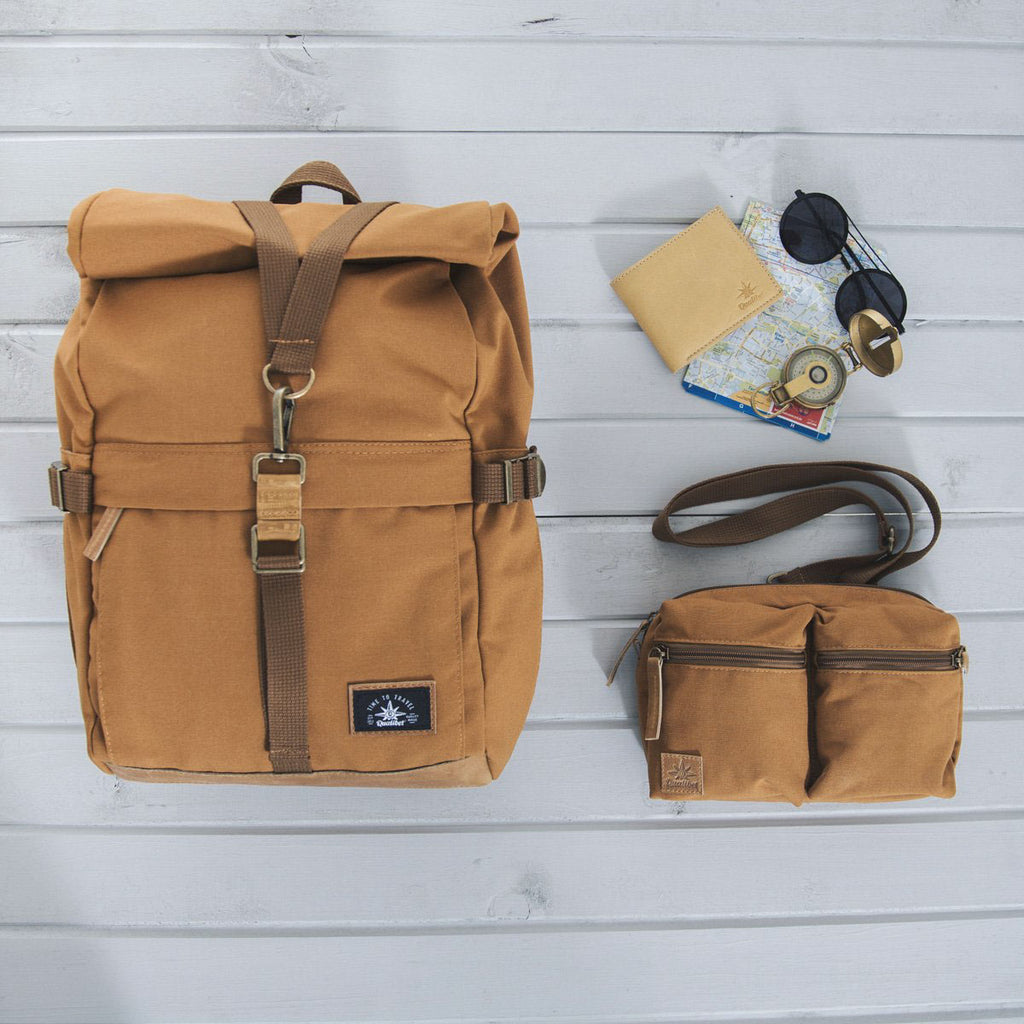 Biker Backpack Brown