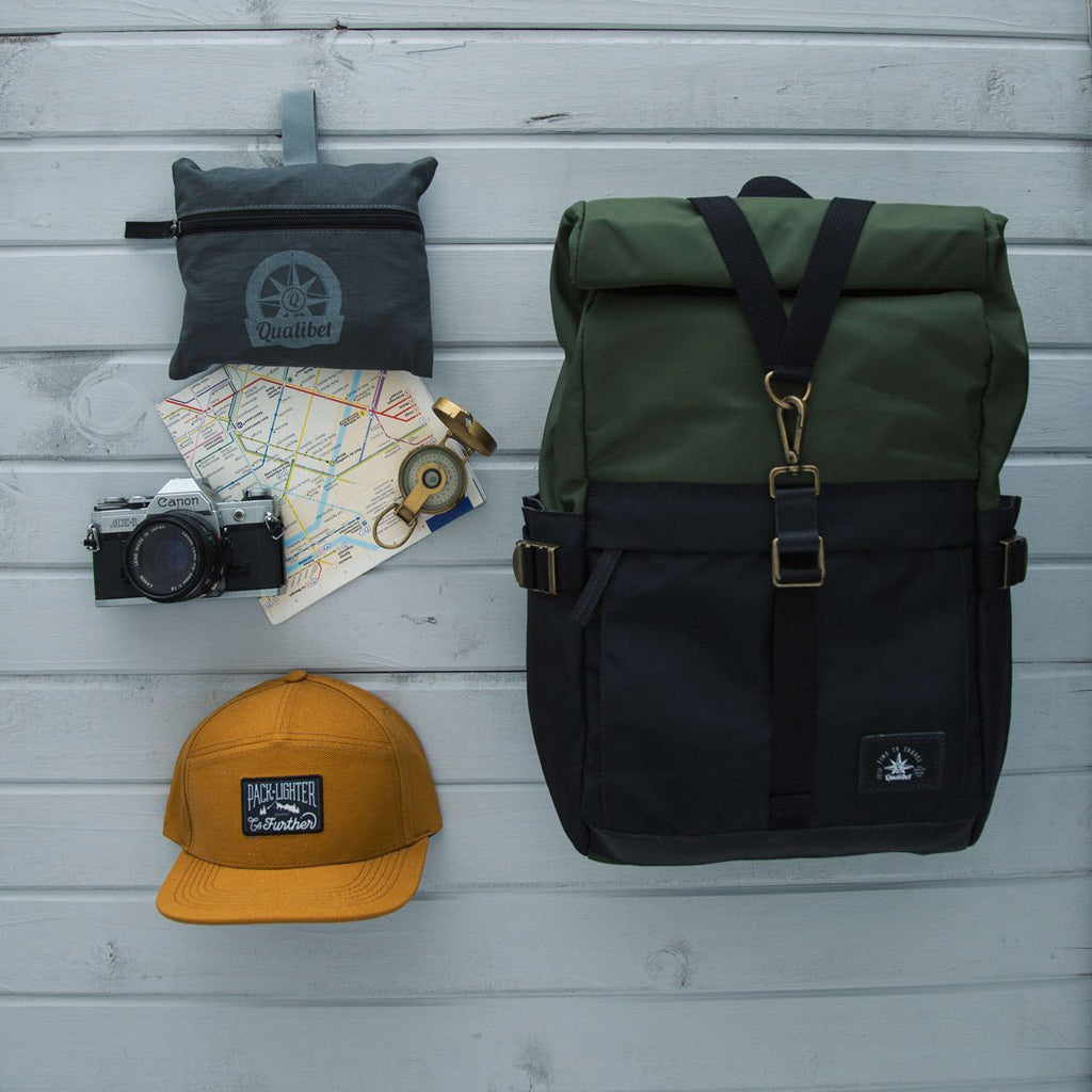 Biker Backpack Dual Green