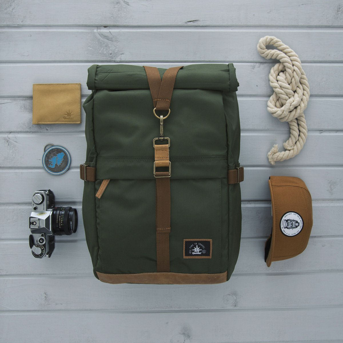 Biker Backpack Green