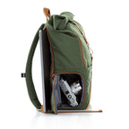 Combo Rolltop 2.0 + Camera Bag Green