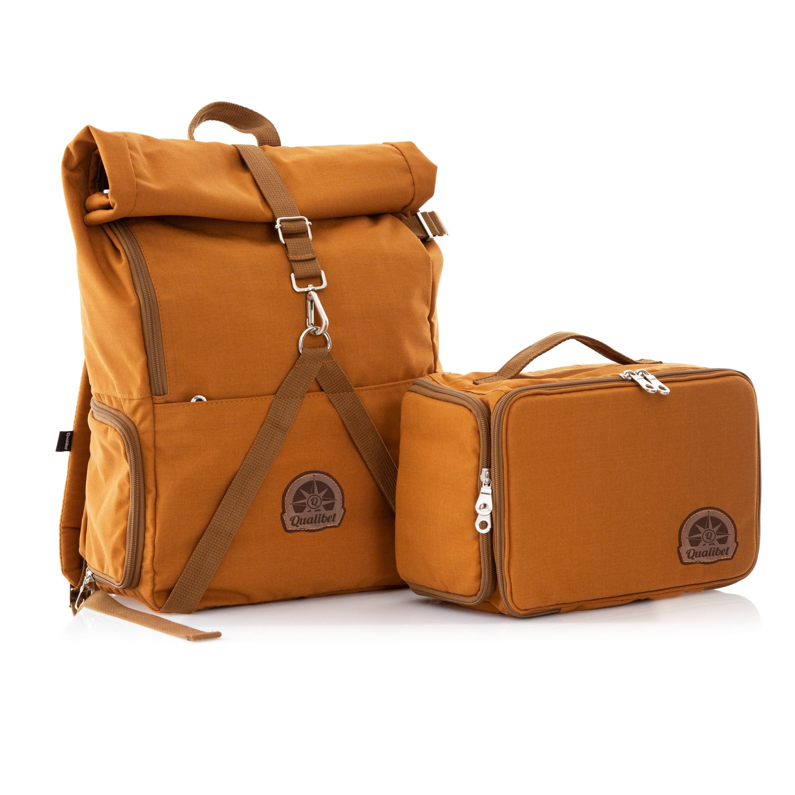 Combo Rolltop 2.0 + Camera Bag Brown Imagen principal del producto