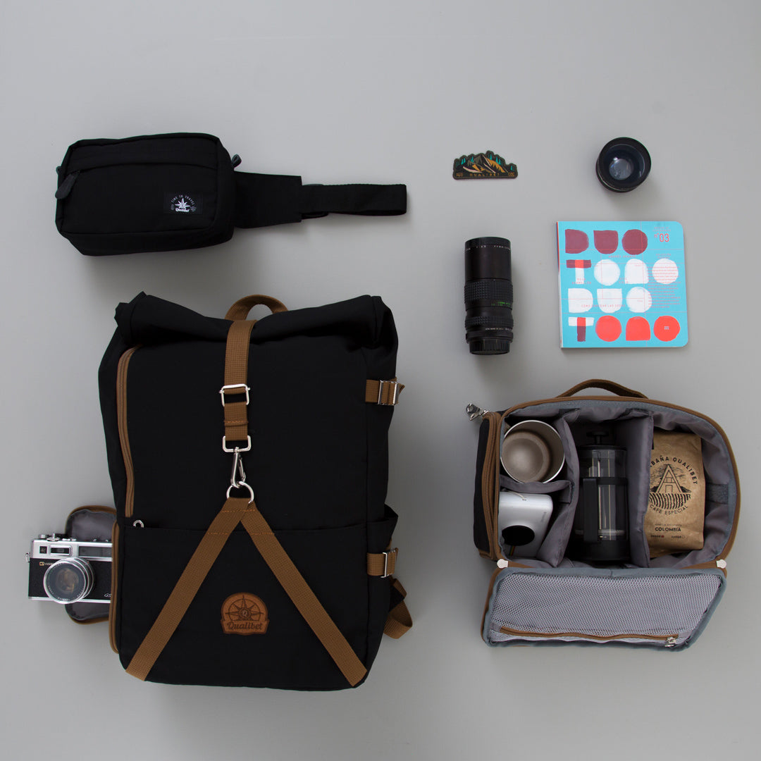 Rolltop Backpack 2.0 (Black)