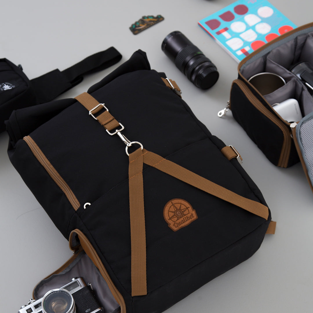 Rolltop Backpack 2.0 (Black)