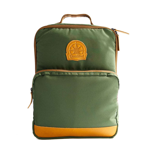 Square Backpack Green
