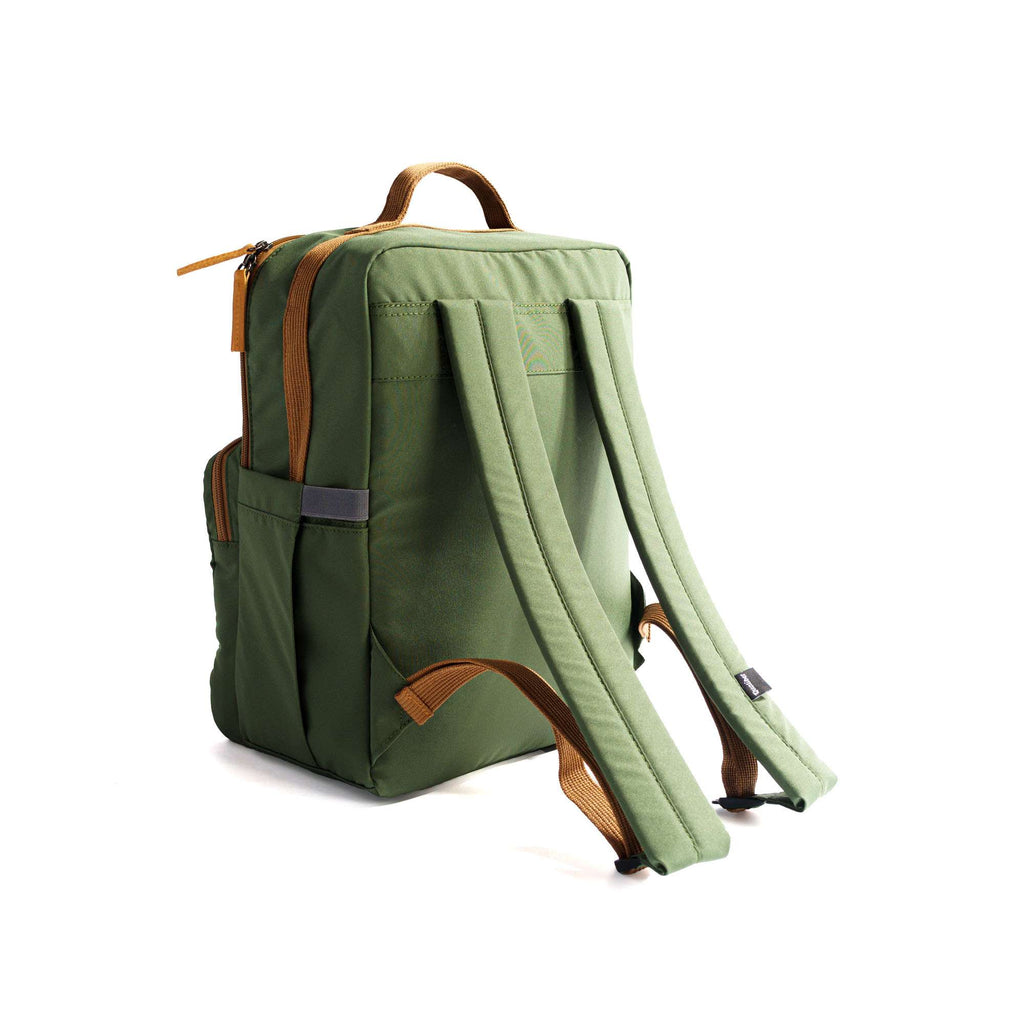 Square Backpack Green