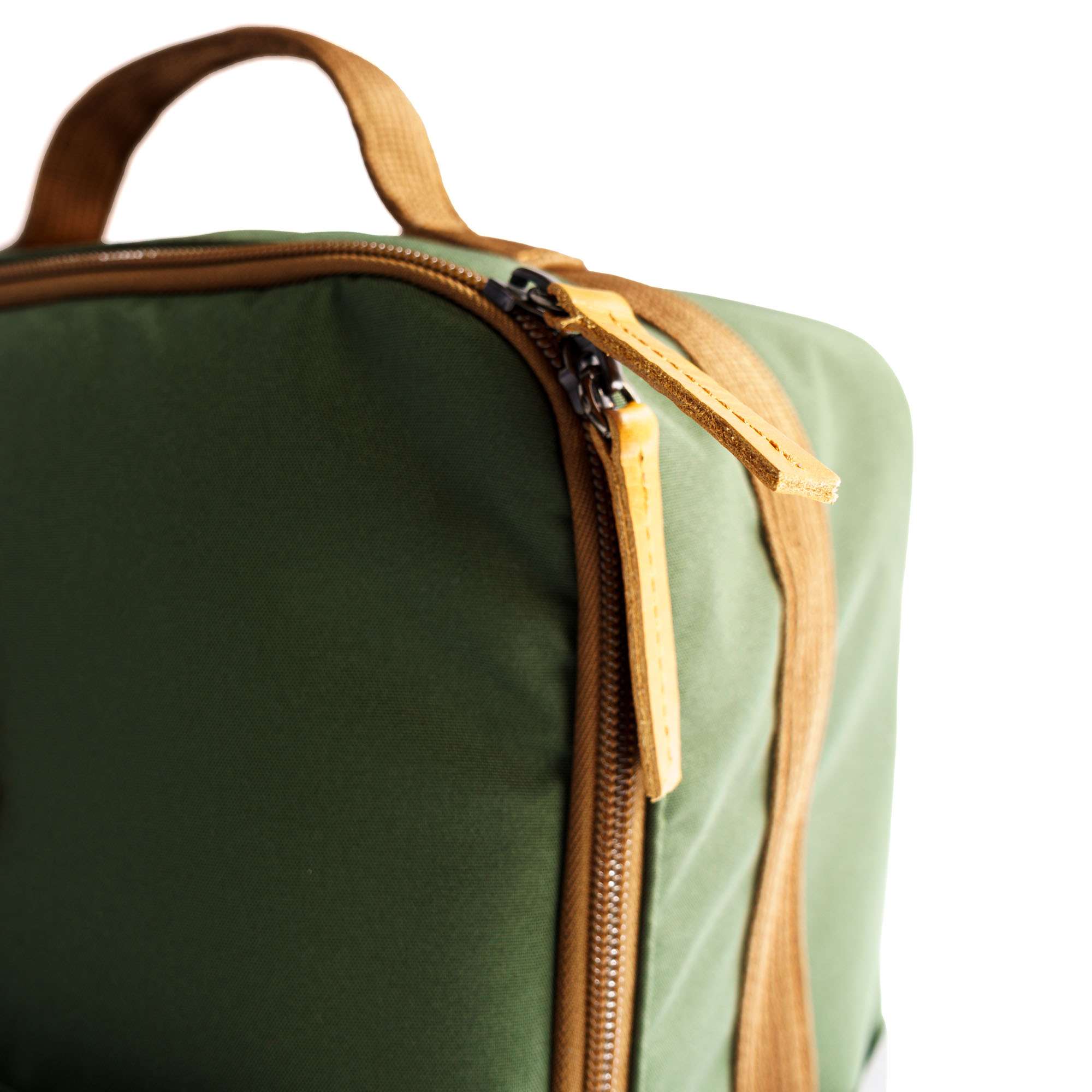 Square Backpack Green