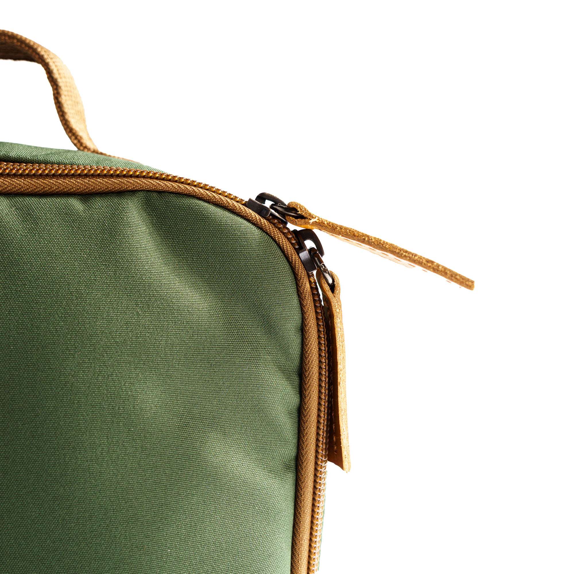 Square Backpack Green
