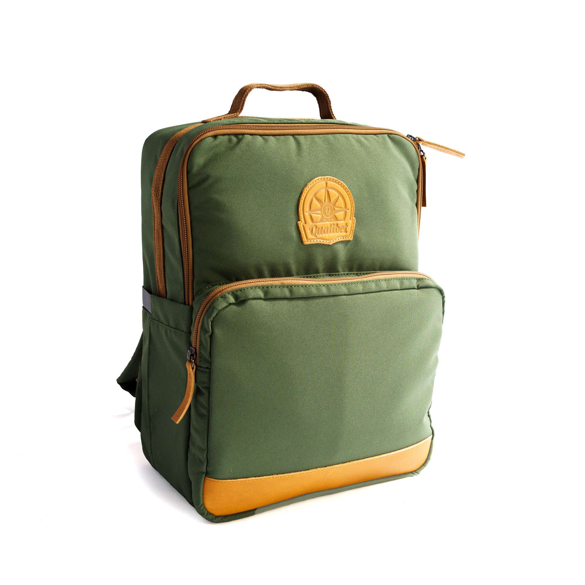 Square Backpack Green