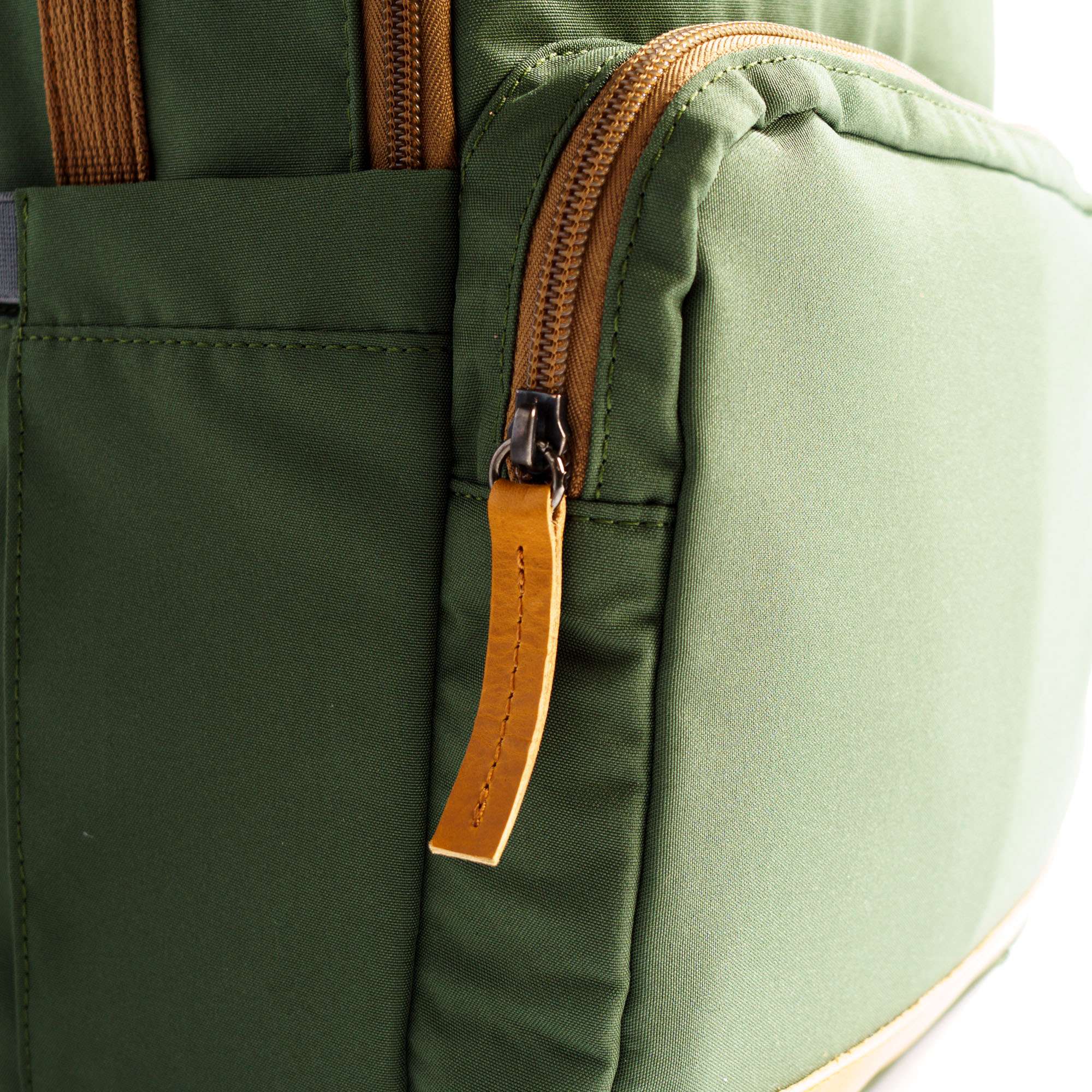 Square Backpack Green