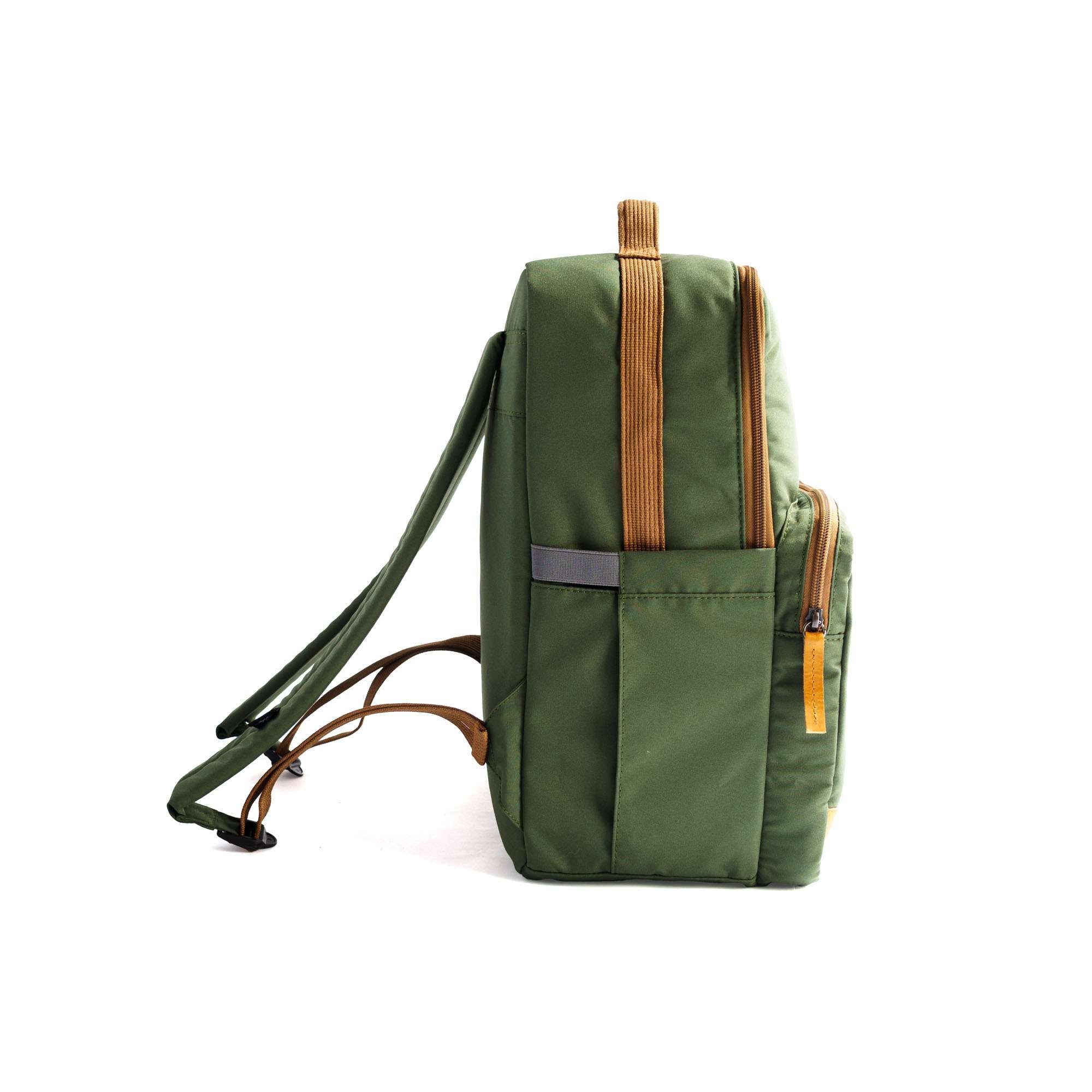 Square Backpack Green