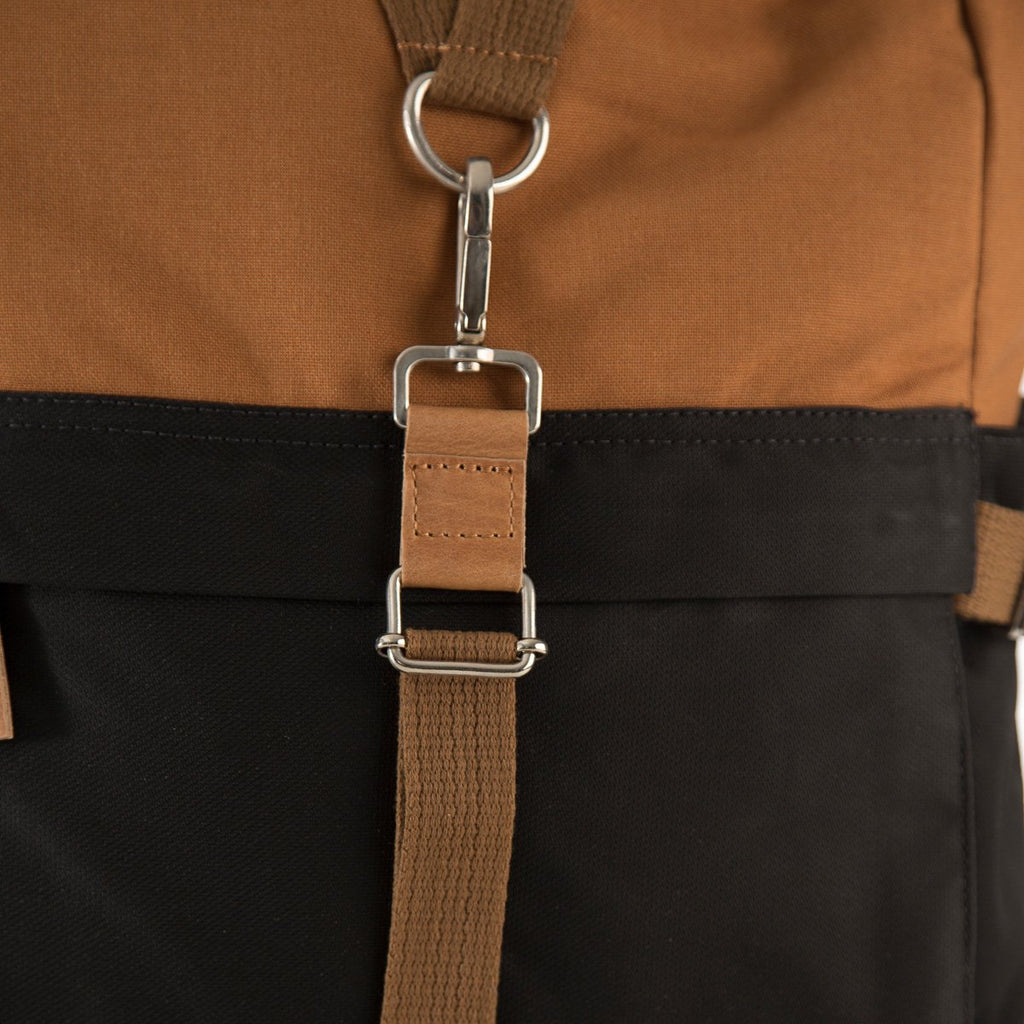 Biker Backpack Dual Brown