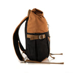 Biker Backpack Dual Brown