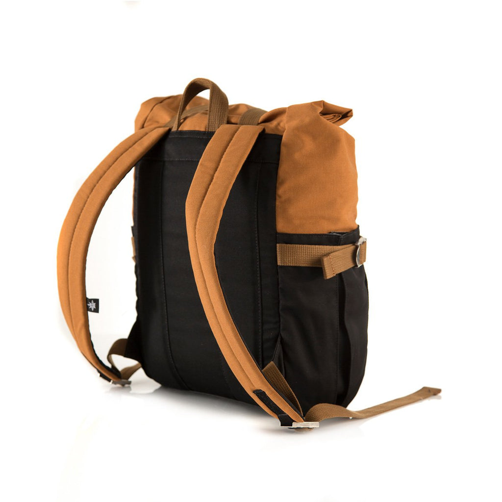 Biker Backpack Dual Brown