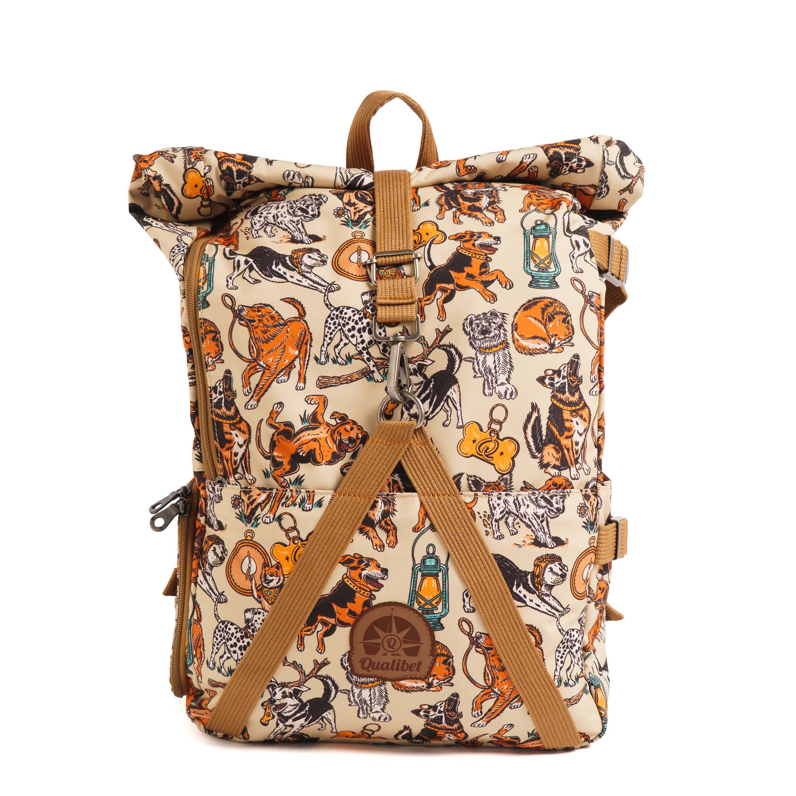 Rolltop Backpack 2.0 Perros Viajeros Imagen principal del producto
