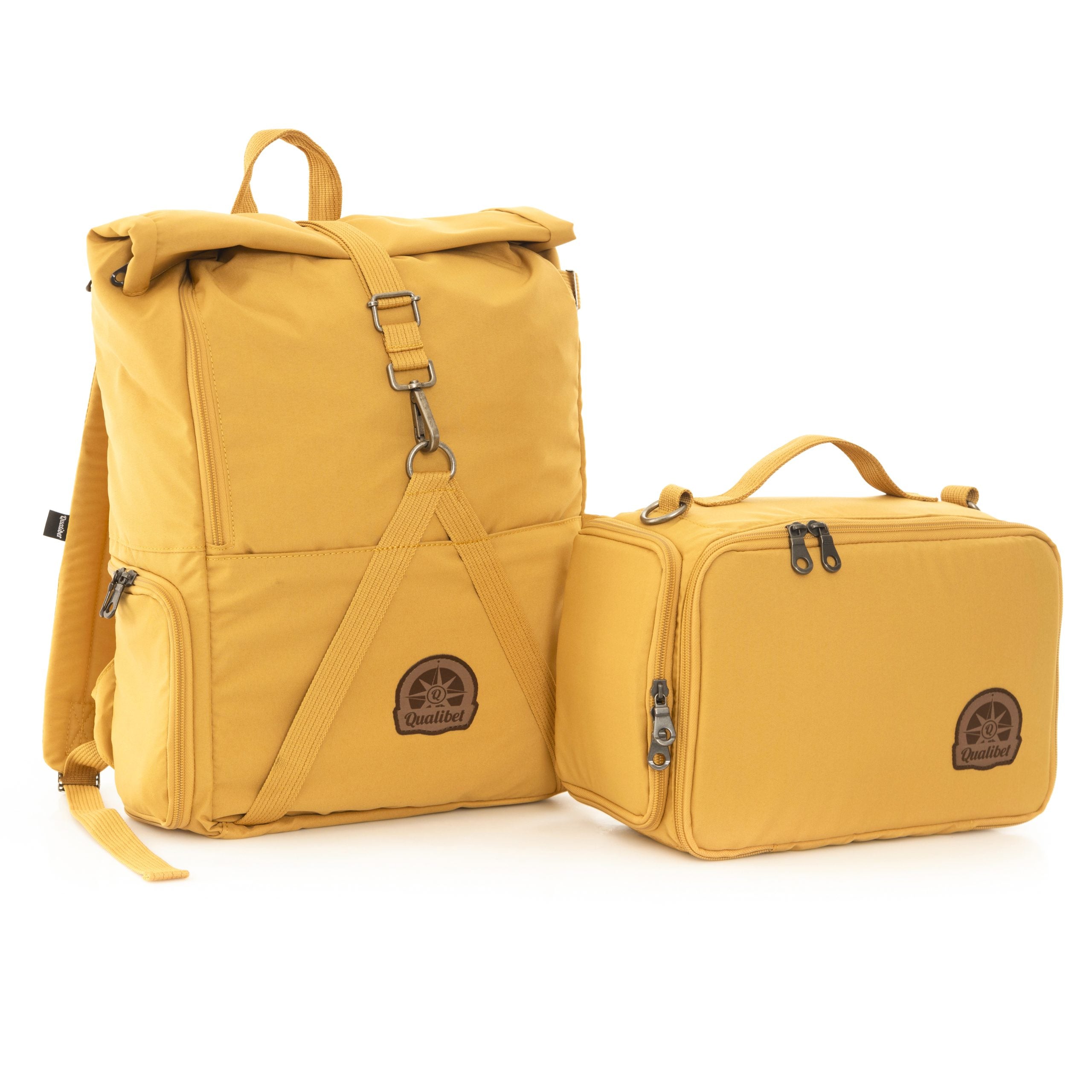 Combo Rolltop 2.0 + Camera Bag Mostaza Imagen principal del producto