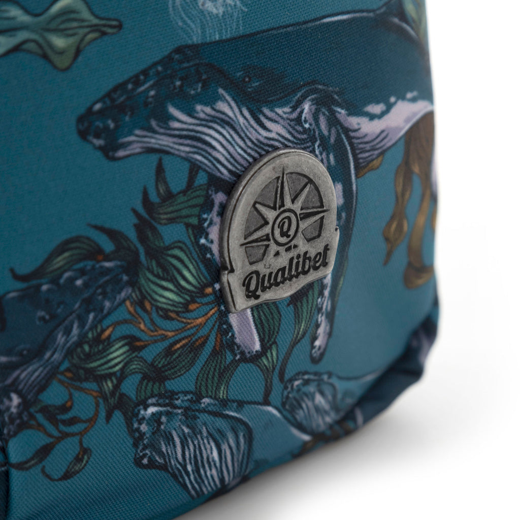 Combo Phone Holder Ballenas + Toalla Viajera Ballenas