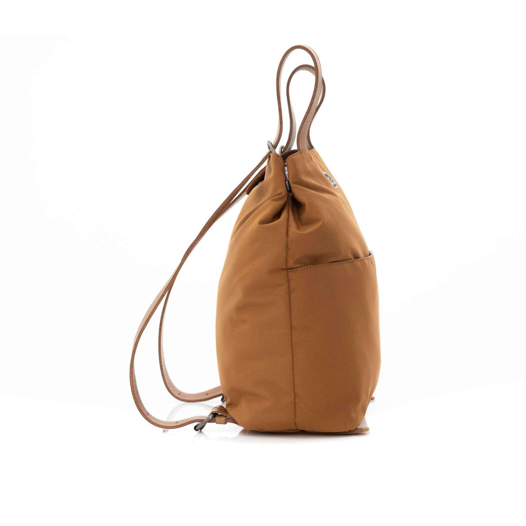 Combo Elemental Bag Brown + Travel Case (S) Botánica Green