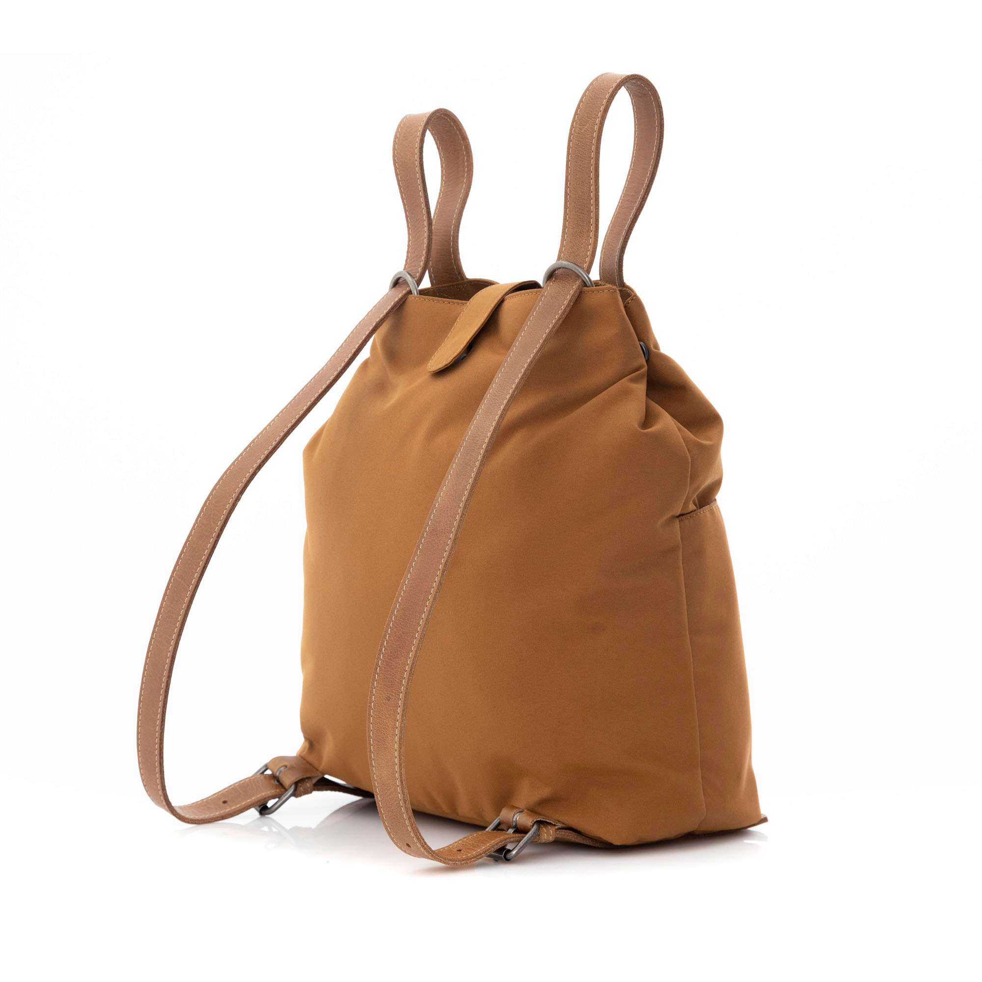 Combo Elemental Bag Brown + Travel Case (S) Botánica Green