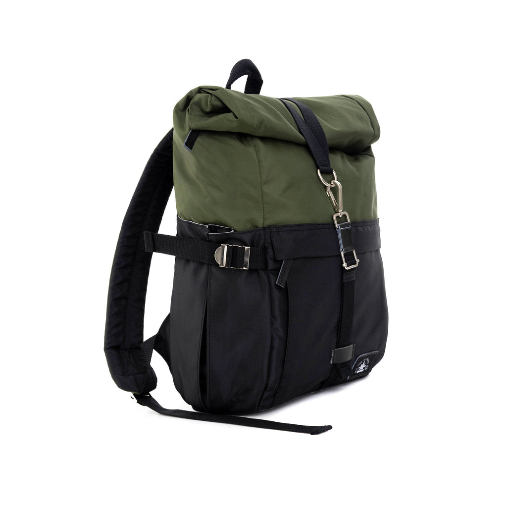 Biker Backpack Dual Green