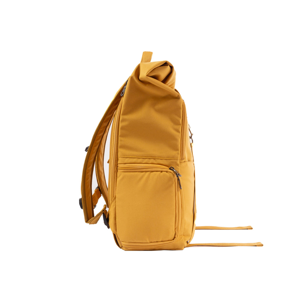 Combo Rolltop 2.0 + Camera Bag Mostaza