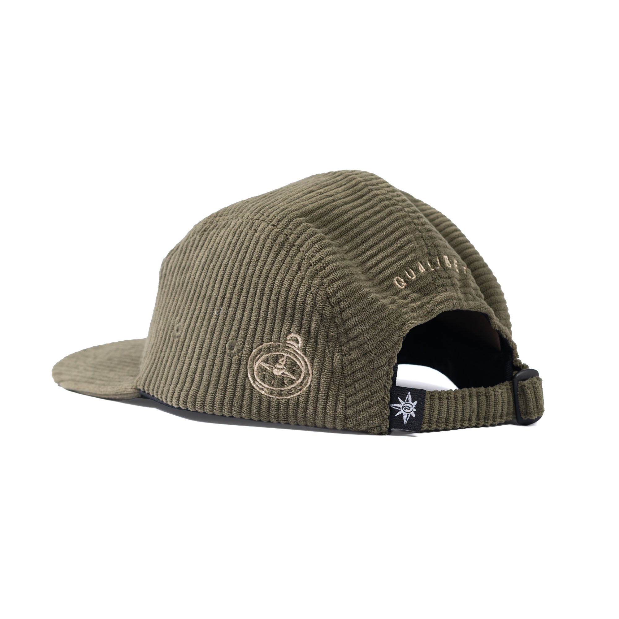 Five Panel Cap Green Corduroy