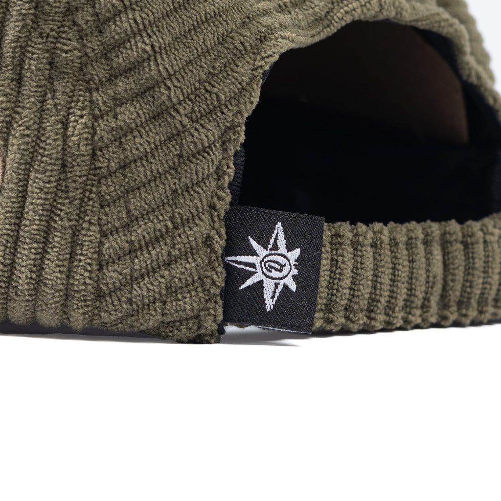 Five Panel Cap Green Corduroy