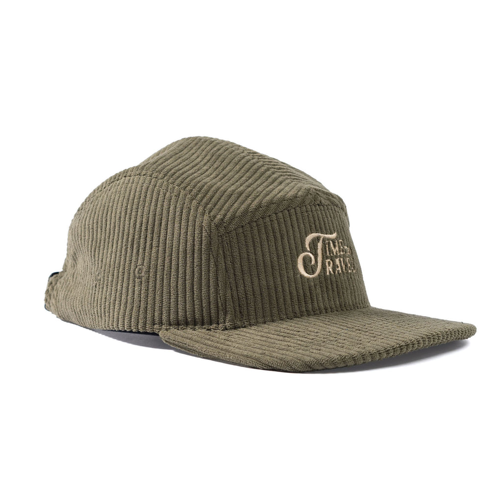 Five Panel Cap Green Corduroy