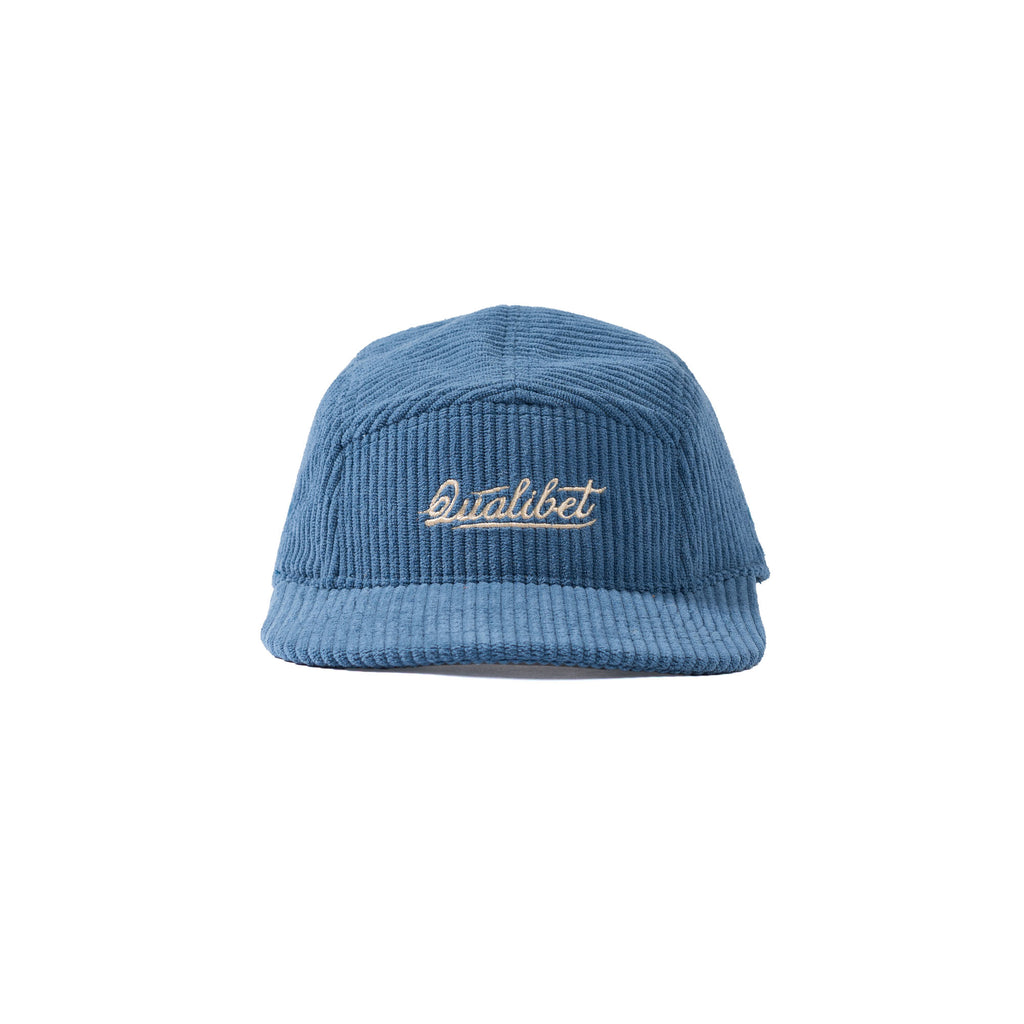 Five Panel Cap Blue Corduroy