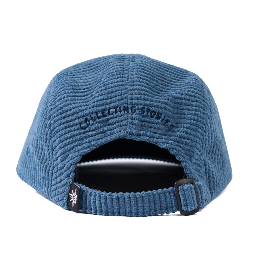 Five Panel Cap Blue Corduroy