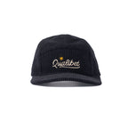 Five Panel Cap Black Corduroy