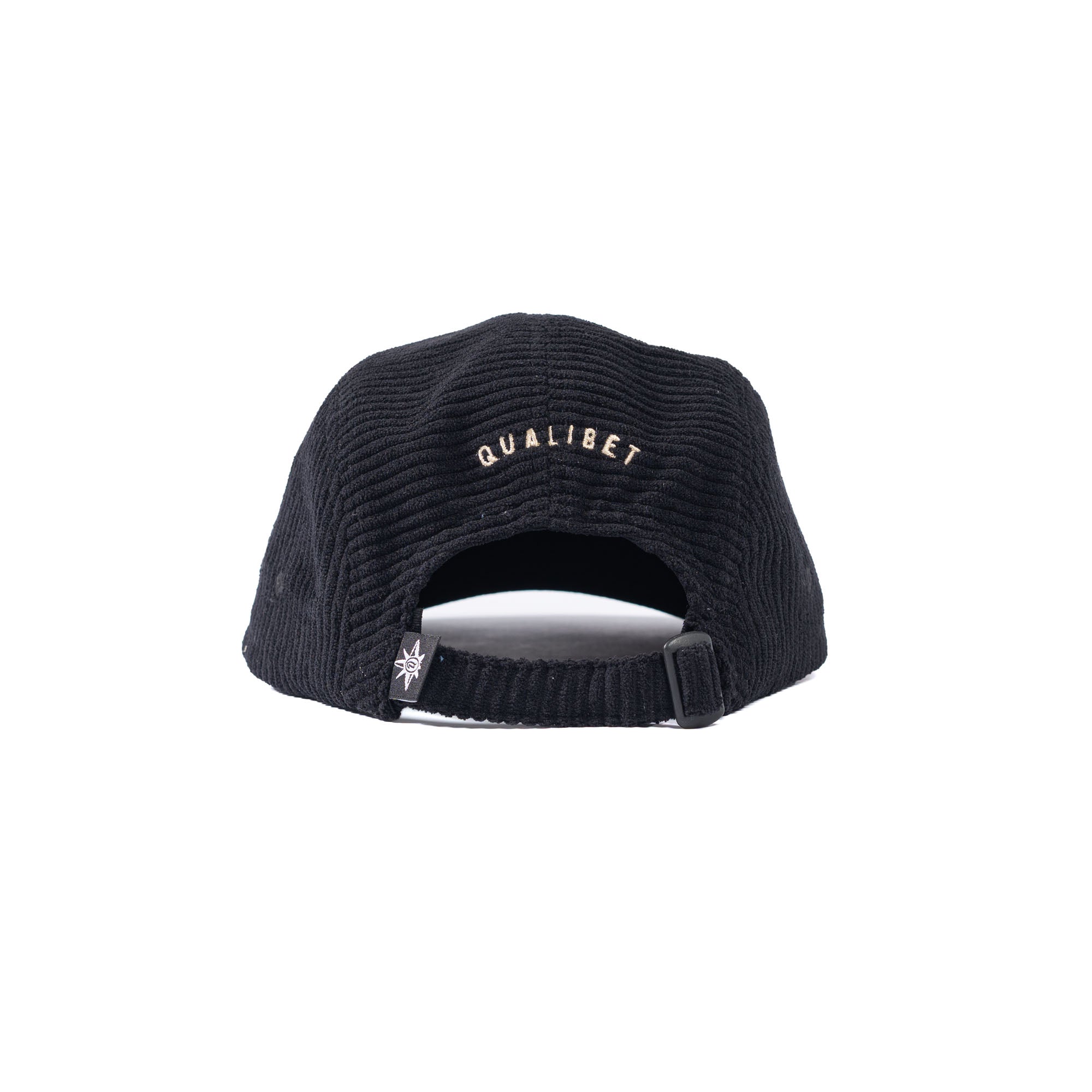 Five Panel Cap Black Corduroy