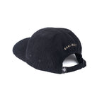 Five Panel Cap Black Corduroy