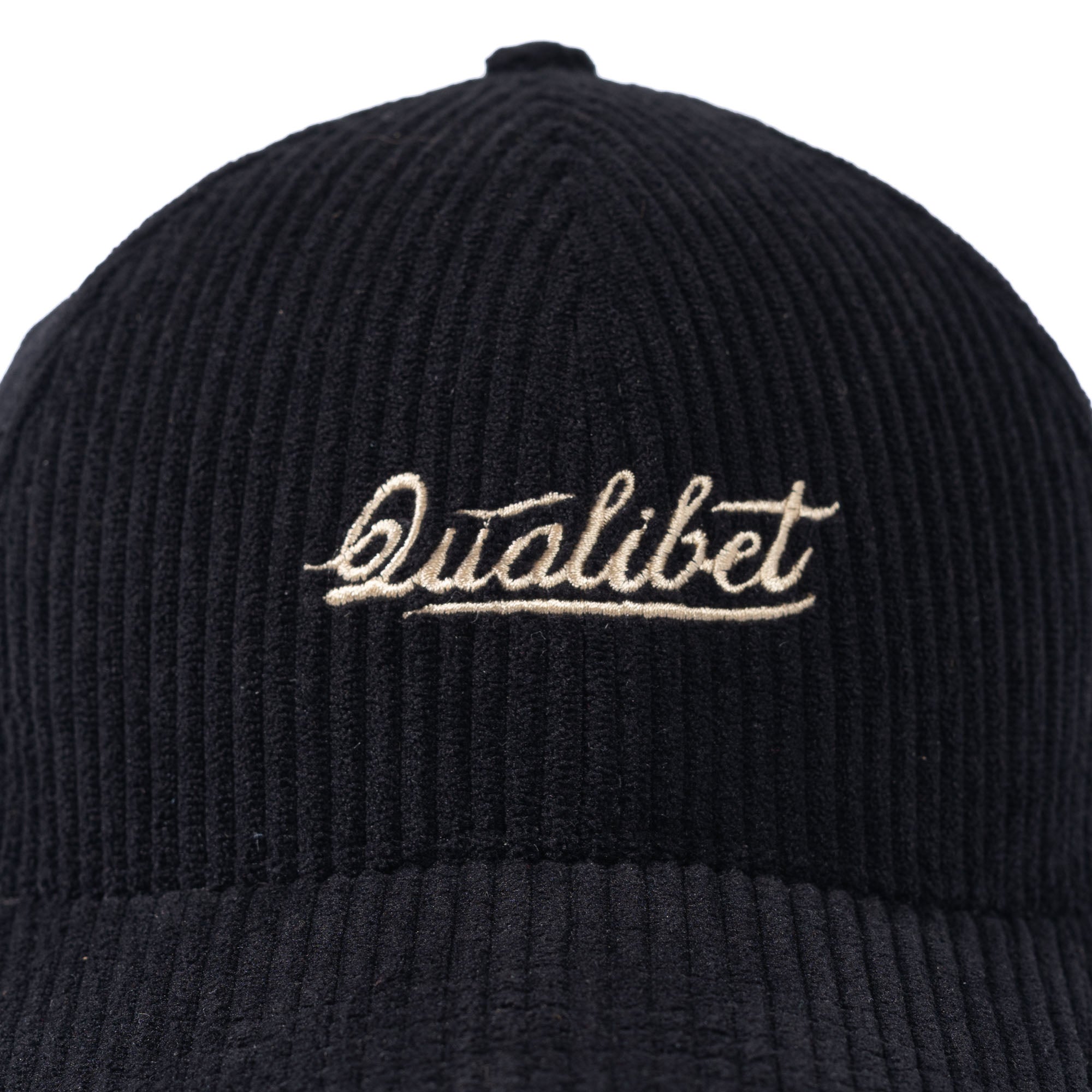 Dad Cap Black Corduroy