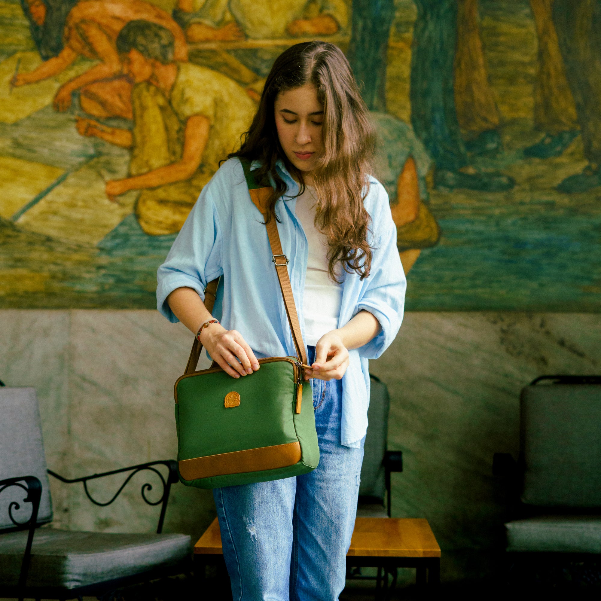 Cross Bag Green