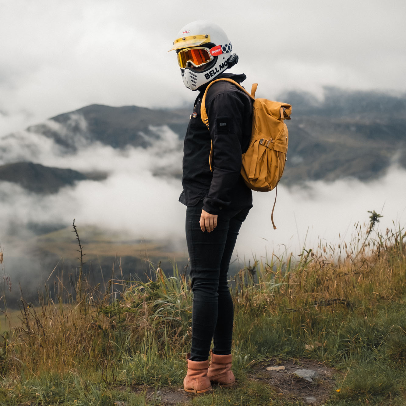 Biker Backpack Mostaza
